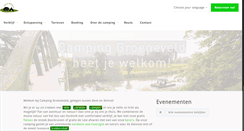 Desktop Screenshot of campinggroeneveld.be